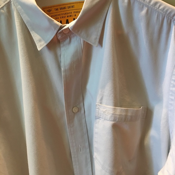 Men’s khaki button down shirt by Dockers - Picture 2 of 4